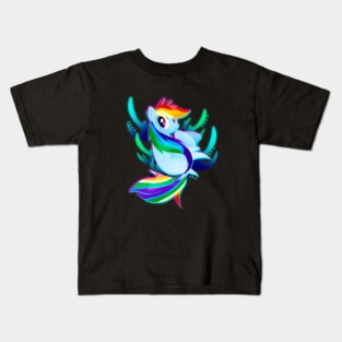 Seapony Rainbow Dash Kids T-Shirt